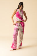 Tie Dye Slit Sweatpants