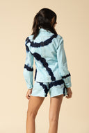 Tie Dye Denim Shorts