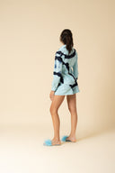 Tie Dye Denim Shorts