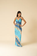 Tie Dye Gauze Maxi Dress