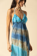 Tie Dye Gauze Maxi Dress