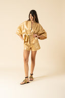 Iridescent Denim Kimono