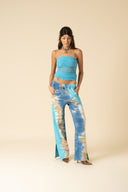 Tie Dye Slit Sweatpants