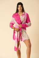 Tie Dye Gauze Mini Dress