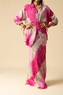Tie Dye Gauze Oversized Shirt