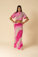 Tie Dye Gauze Crop Top