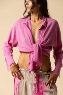Gauze Oversized Shirt
