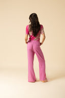 Gauze Slit Pants