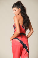 Tie Dye Denim Wide Leg