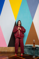 Iridescent Denim Low Waisted Cargos