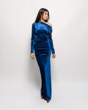 Velvet Longsleeve Maxi Dress