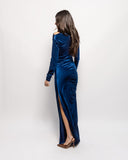 Velvet Longsleeve Maxi Dress
