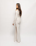 Velvet Longsleeve Maxi Dress