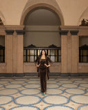 Velvet Strapless Maxi Dress