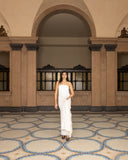 Velvet Strapless Maxi Dress