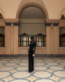 Velvet Backless Maxi Dress