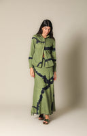 Tie Dye Denim Slim Shirt