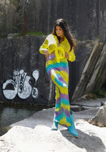 Load image into Gallery viewer, New Dye Maxi Skirt - TURQUOISE TIE DYE
