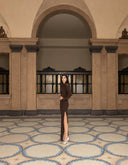 Velvet Longsleeve Maxi Dress