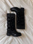 FLOCKED BANDANA BOOTS