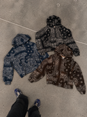 Bandana Oversized Zip Hoodie - PRE ORDER SHIPS END OF SEPTEMBER