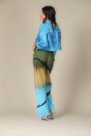 Hand Sprayed Straight Leg