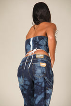 Load image into Gallery viewer, Denim Tie Dye Cargos
