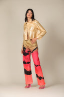 Hand Sprayed Straight Leg